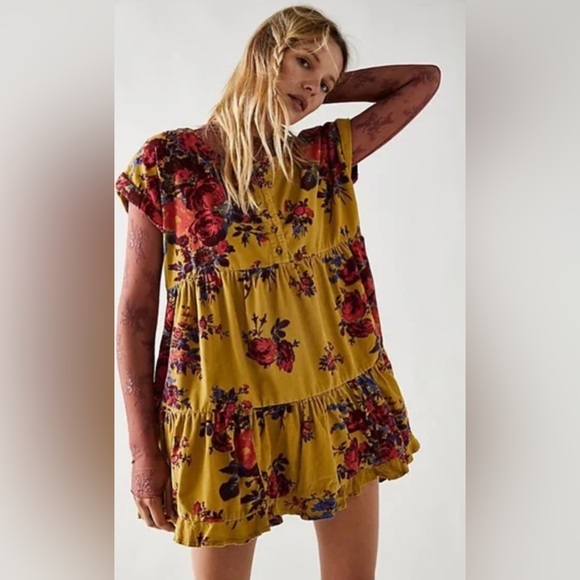 Free People Dresses & Skirts - Free People Harper Corduroy Mini Dress